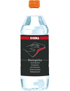 Botella de alcohol desnaturalizado 1l E-COLL