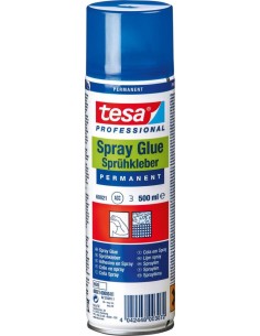 Adh. pulvzado Spray Glue permanente 500 ml beige tesa