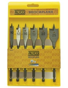 ALYCO 135070 Juego 6 brocas planas