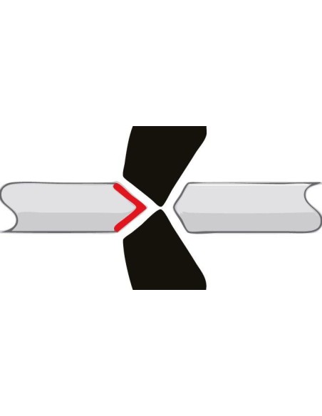 Alicates de corte frontalelectrónico 130 mm sierradent. CU 0,6mm