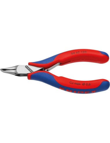Alicates de corte oblicuofrontal electrónica con minifilo 120mm KNIPEX