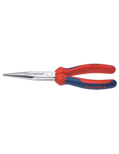 Alicates de boca semirredonda cromado recto con mango varios componentes 200mm KNIPEX