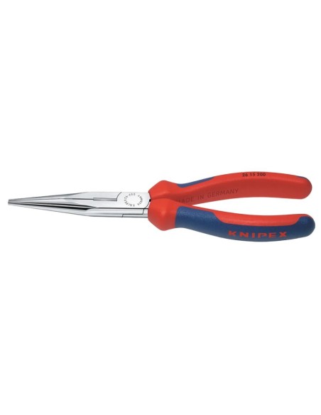 Alicates de boca semirredonda cromado recto con mango varios componentes 200mm KNIPEX
