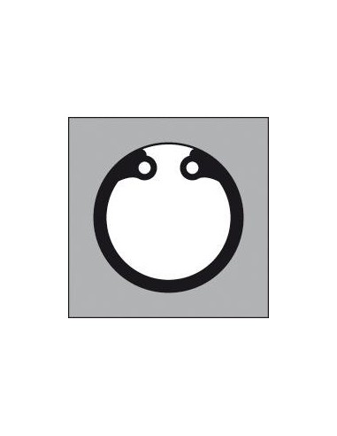 Alicates circlips inter. recto J1 145mm