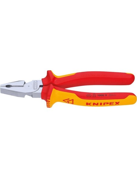 Alicates universales de fuerza 0206 VDE 225mm KNIPEX