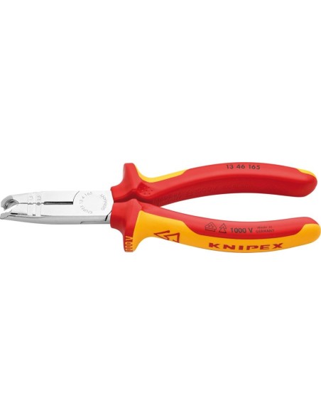 Alicates pelacables VDE con mango 2 componentes 165mm qmm KNIPEX