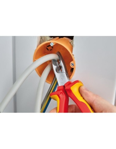 Alicates pelacables VDE con mango 2 componentes 165mm qmm KNIPEX