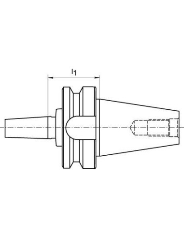 Alojamiento portabrocas JISB6339A BT50-B16 FORTIS