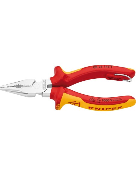 Alicates universales en punta VDE TT con mango varios componentes 145mm KNIPEX