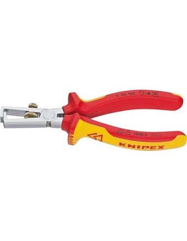 Alicates pelacables VDE c/ mango varios componentes 160mm qmm KNIPEX