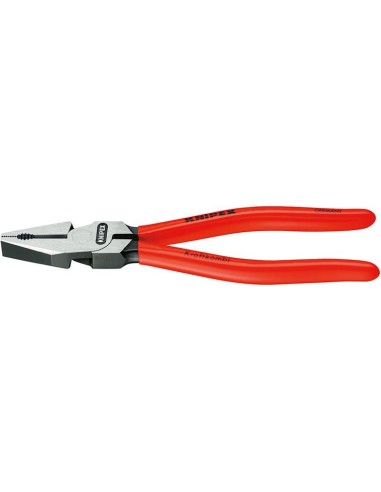 Alicates universales de fuerza pulido c/ mangos de plástico 225mm KNIPEX