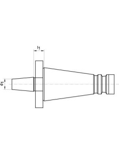 Alojamiento portabrocas DIN2080 SK40-B16 FORTIS 2