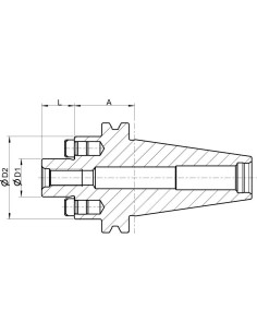 Cono portafresas DIN69871AD SK50-32 FORMATGT 2