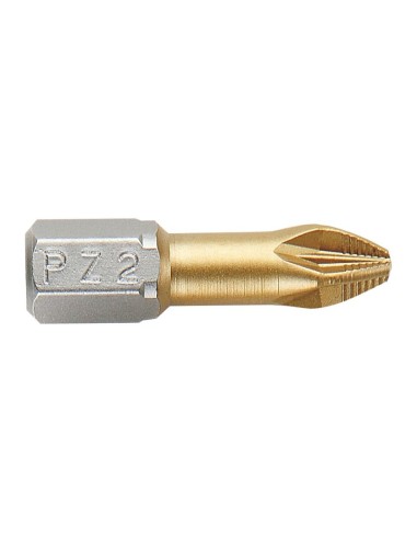 ALYCO 193566 Punta pozidrive titanio torsion de 25 mm