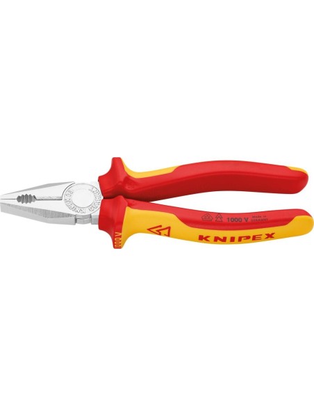 Alicates universales VDE con mango varios componentes 180mm KNIPEX