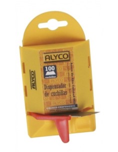 ALYCO 195675 DISPENSADOR 100 CUCHILLAS TRAPEZOIDALES 2
