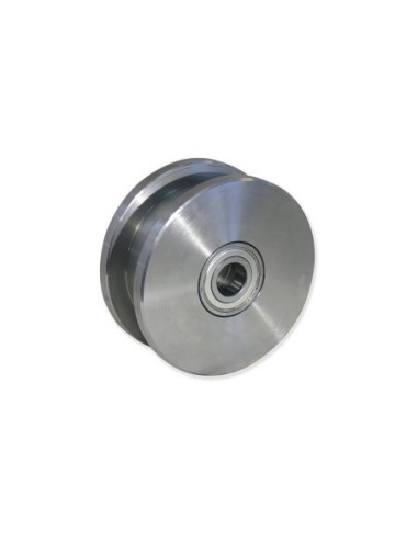 ARD - Monobloque de Acero mecanizado color gris para Riel de grúa con Doble pestaña | 18-80 100 ARDB6