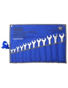 ALYCO 190045 Juego de 12 llaves fijas