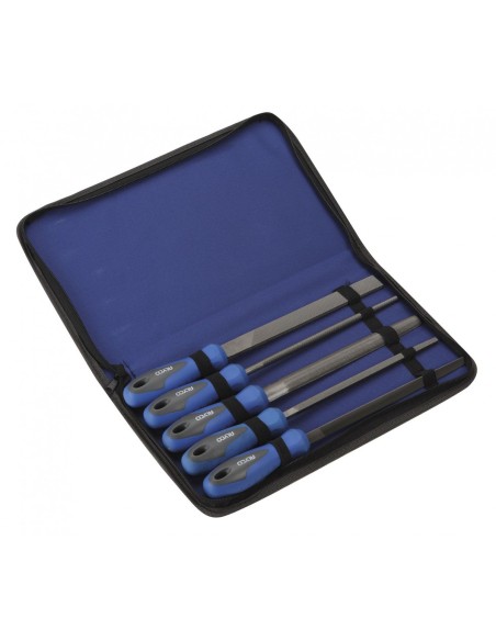 Alyco 197550 juego de 5 limas entrefinas en bolsa de nylon
