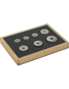Jgo anillos patrón pasa en caja de madera M3-M12