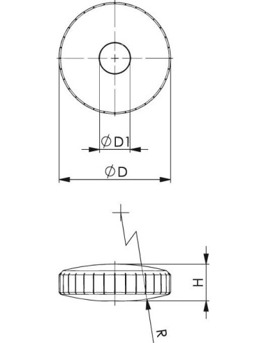 Soporte abombado 6425AB AMF