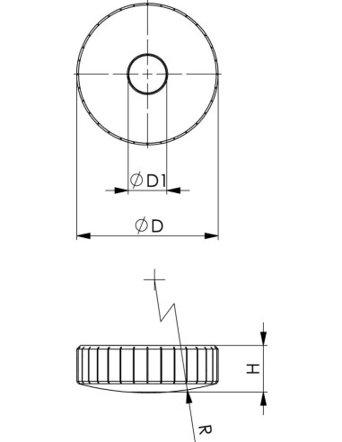 Soporte liso 6425AG AMF