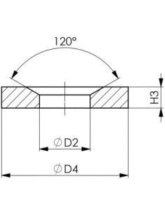 Asiento cónico DIN6319G M10 AMF 2