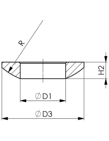 Arandela esfera DIN6319C M16 AMF