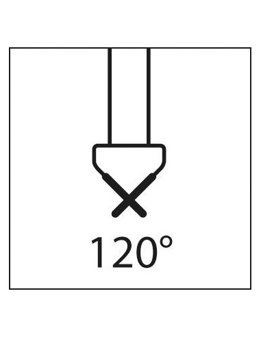 Avellanador cónic HSS TiNvástago cilíndrico 120grados 8,3mm