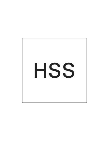 Avellanador cónico DIN335HSS forma C vástago cilíndrico 90grados 6,3mm