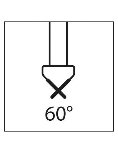 Avellanador cónico DIN334HSS TiN forma C vástago cilíndrico 60grados 16mm