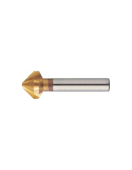 Avellanador cónico DIN335HSS TiN forma C vástago cilíndrico 90grados 19,0mm