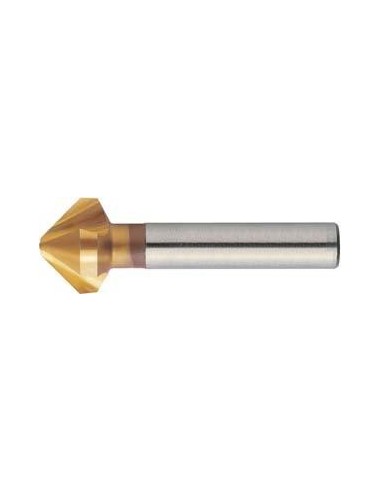 Avellanador cónico DIN335HSS TiN forma C vástago cilíndrico 90grados 30,0mm