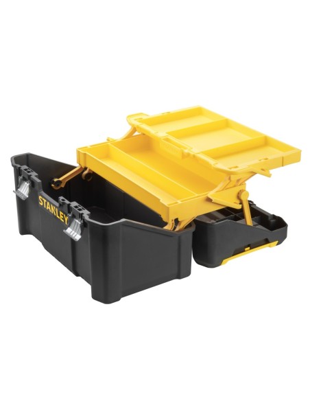 Caja de herramientas Cantilever Essential con cierres metálicos 19/48 cm