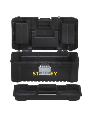Caja de herramientas de plástico 12.5/32cm con cierre de metal