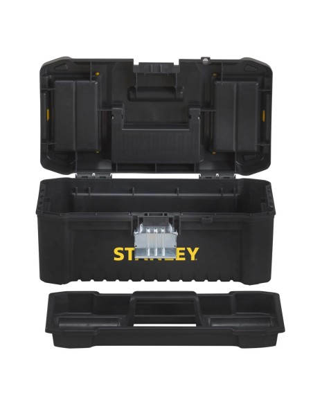 Caja de herramientas de plástico 12.5/32cm con cierre de metal