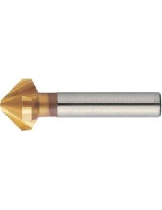 Avellanador cónico DIN335HSS TiN forma C vástago cilíndrico 90grados 11,5mm