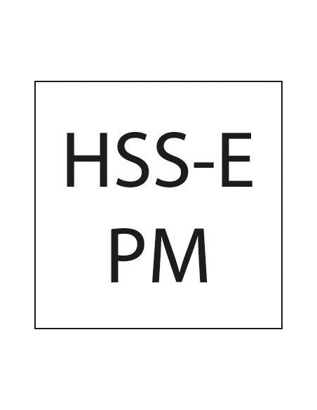 Avellanador cónico DIN335HSSE-PM forma C ASP 90grados 12,4mm