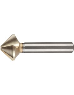 Avellanador cónico HSSE-PM TiZrN 90grados división irregular 16,5 mm