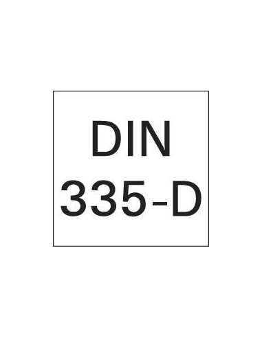 Avellanador cónico DIN335HSS form D 90grados vástago CM37mm