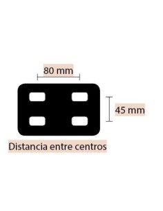 Alyco 190622 rueda fija reforzada supergruesa 5x2 2