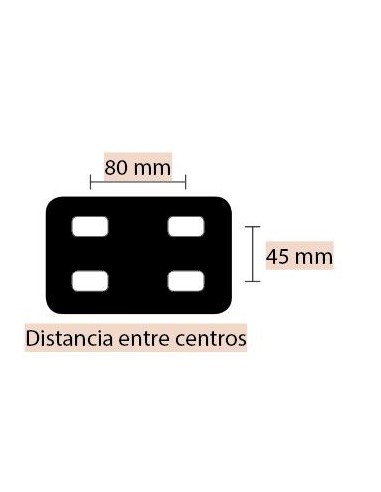Alyco 190622 rueda fija reforzada supergruesa 5x2