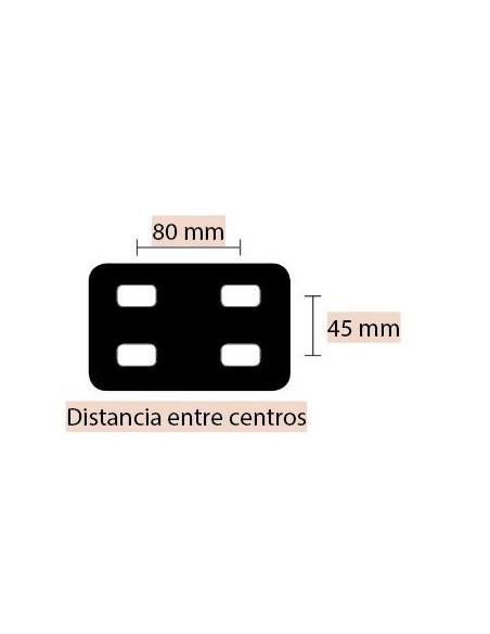 Alyco 190622 rueda fija reforzada supergruesa 5x2