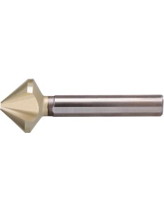 Avellanador cónico div. irregular HSS TiZrN 90grados 11,50mm vást. 3 superf. BECK