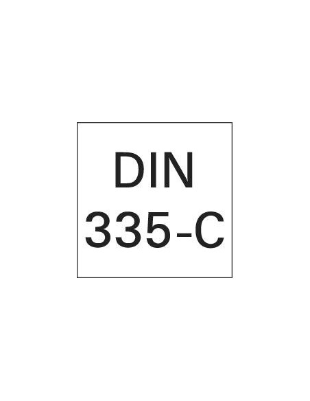 Avellanador cón. DIN335C HSS 90grados 19,0mm TiAlN c/ 4filos divididos de forma desigual vást. 3 superf.