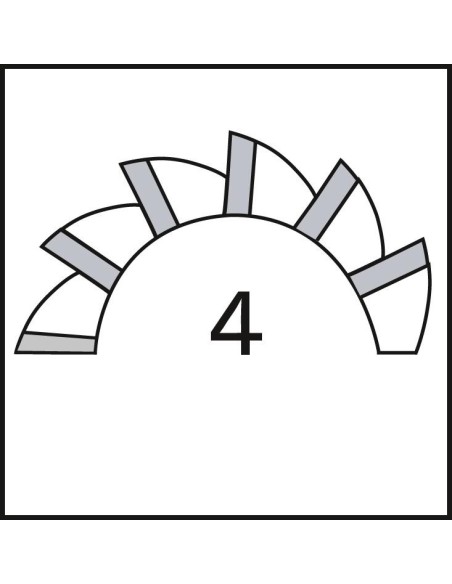 Avellanador cón. DIN335C HSS 90grados 19,0mm TiAlN c/ 4filos divididos de forma desigual vást. 3 superf.