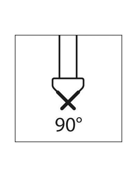 Avellanador cón. DIN335C HSS 90grados 19,0mm TiAlN c/ 4filos divididos de forma desigual vást. 3 superf.