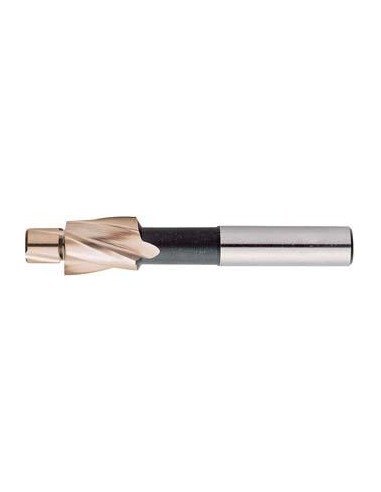 Avellanador plano agjo roscado DIN373 HSS vástago cilíndrico M4