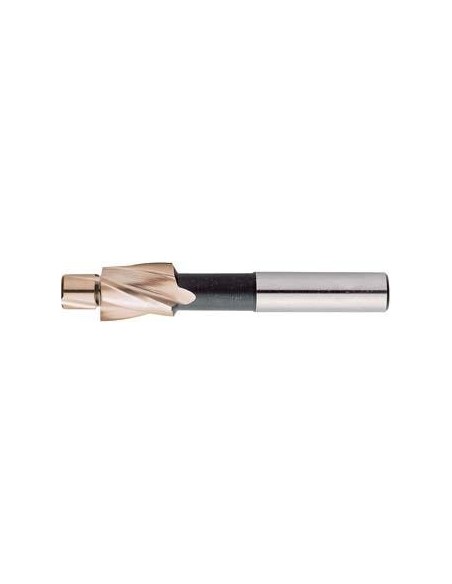 Avellanador plano agjo roscado DIN373 HSS vástago cilíndrico M4