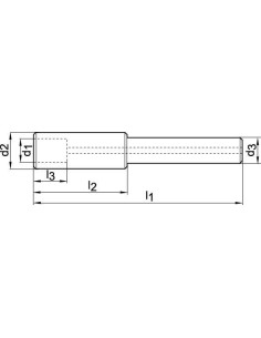 Soporte avellanador de espiga combinado refrigeración interior tam.2 GFS 2